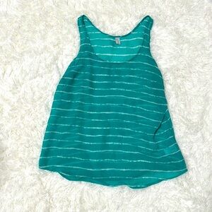 Teal transparent shirt